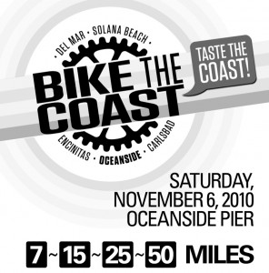 Bike the Coast - Taste the Coast November 6, 2010 Oceanside Pier, CA